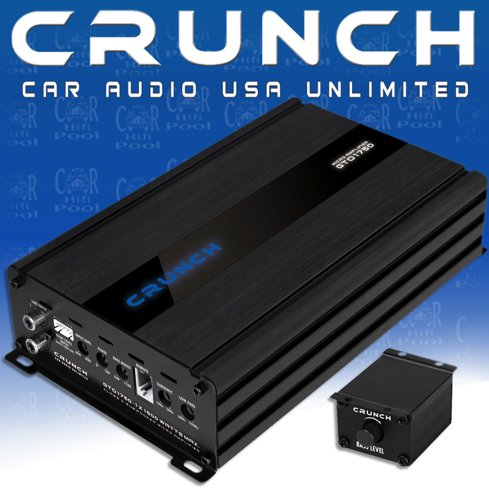 Crunch GTO1750 Mono-Verstärker digital